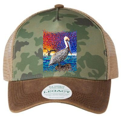 Pelican Pixelated Legacy Tie Dye Trucker Hat