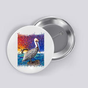 Pelican Pixelated Button