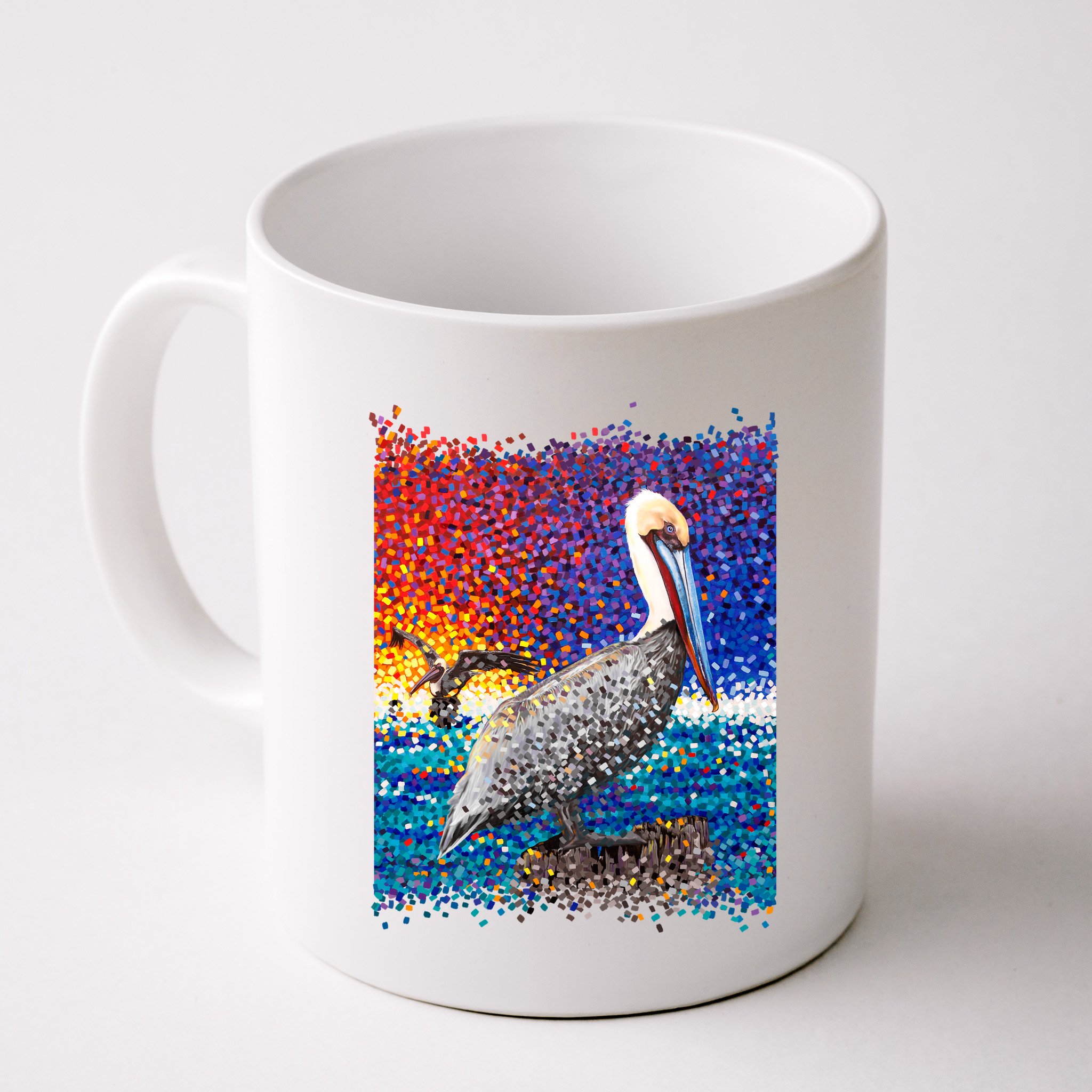 Pelican Pixelated Mug