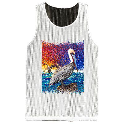 Pelican Pixelated Mesh Reversible Basketball Jersey Tank