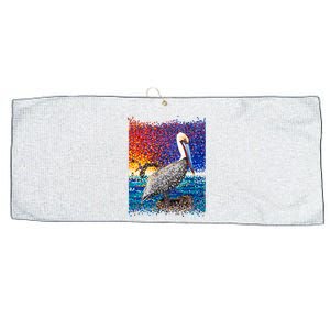 Pelican Pixelated Large Microfiber Waffle Golf Towel