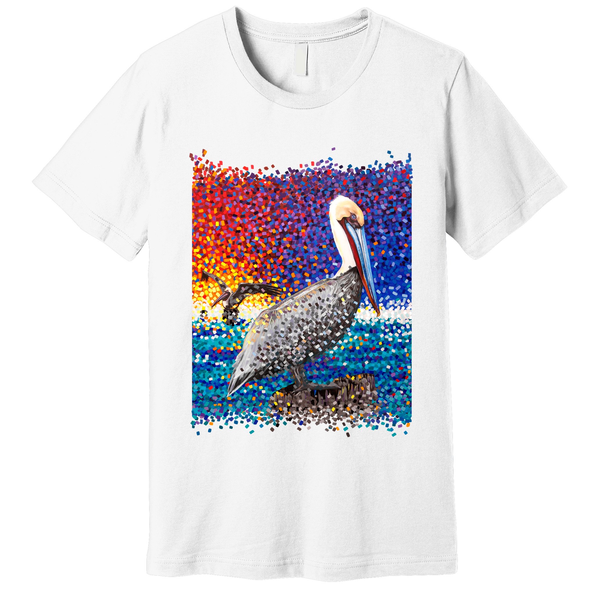 Pelican Pixelated Premium T-Shirt