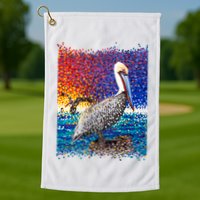 Pelican Pixelated Golf Towel