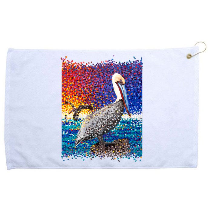 Pelican Pixelated Grommeted Golf Towel