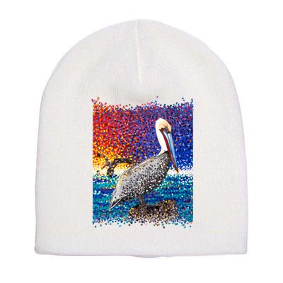 Pelican Pixelated Short Acrylic Beanie