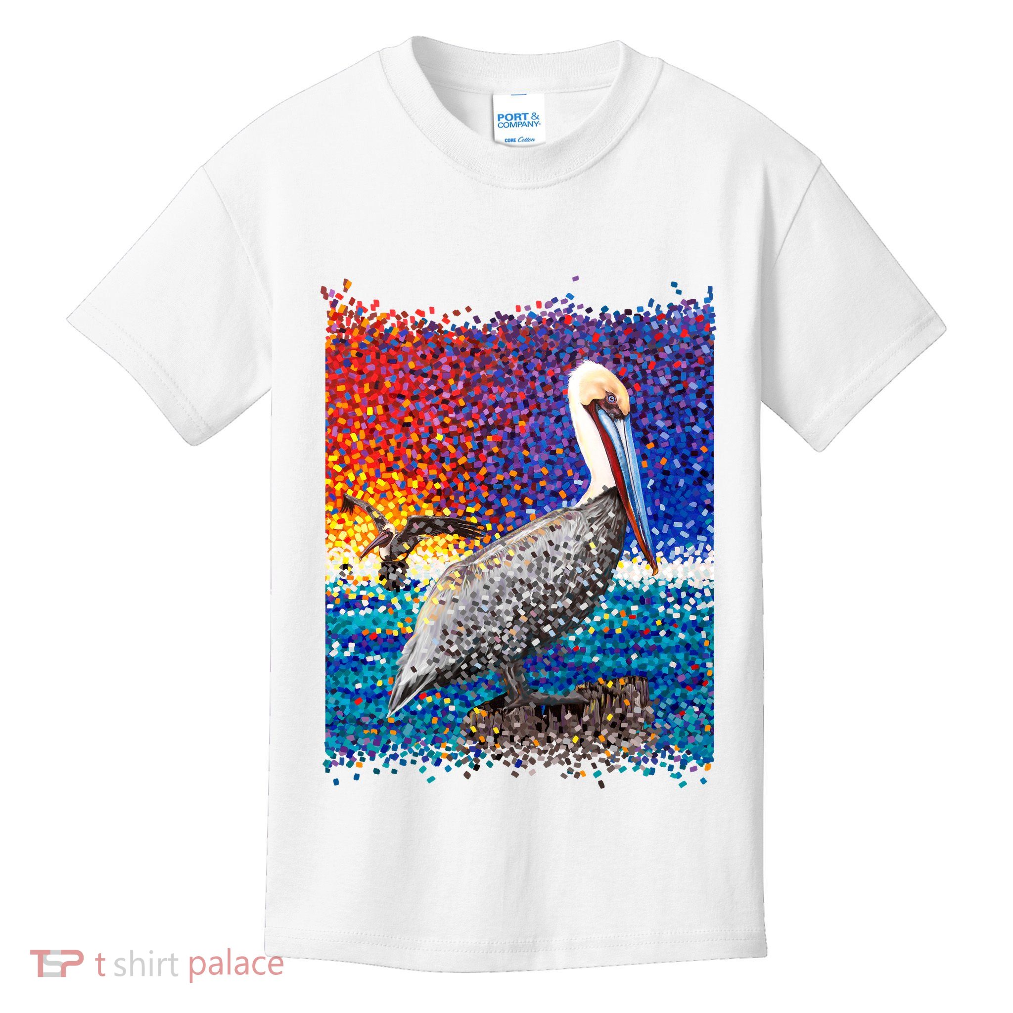Pelican Pixelated Kids T-Shirt