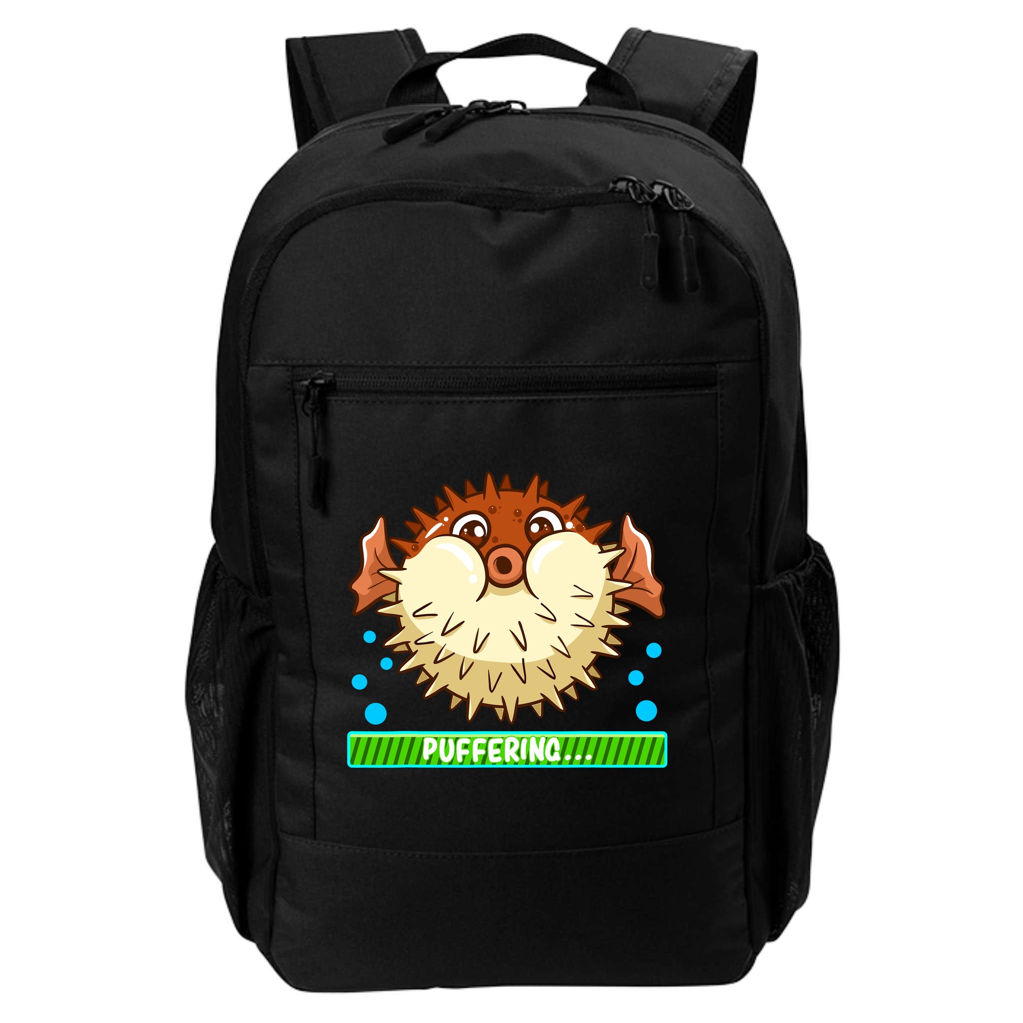 Pufferfish Puffering Puffers Tetraodontidae Fish Boy Girl Backpack