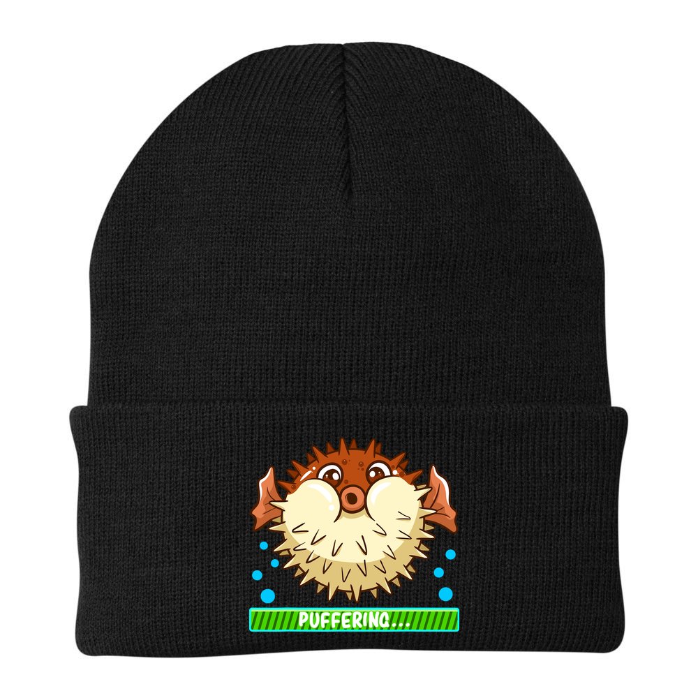 Pufferfish Puffering Puffers Tetraodontidae Fish Boy Girl Beanie