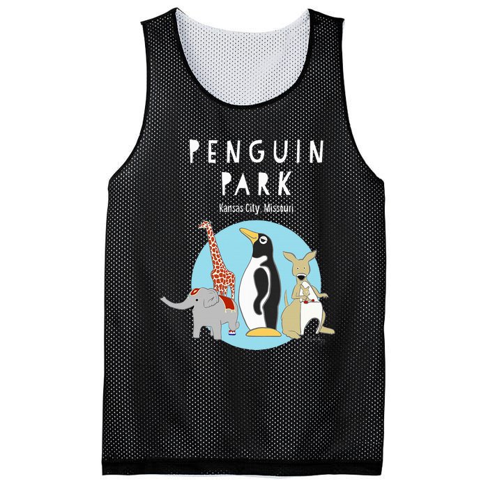 Penguin Park Mesh Reversible Basketball Jersey Tank