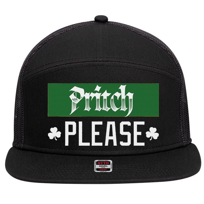 Pritch Please 7 Panel Mesh Trucker Snapback Hat