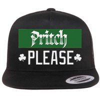 Pritch Please Flat Bill Trucker Hat