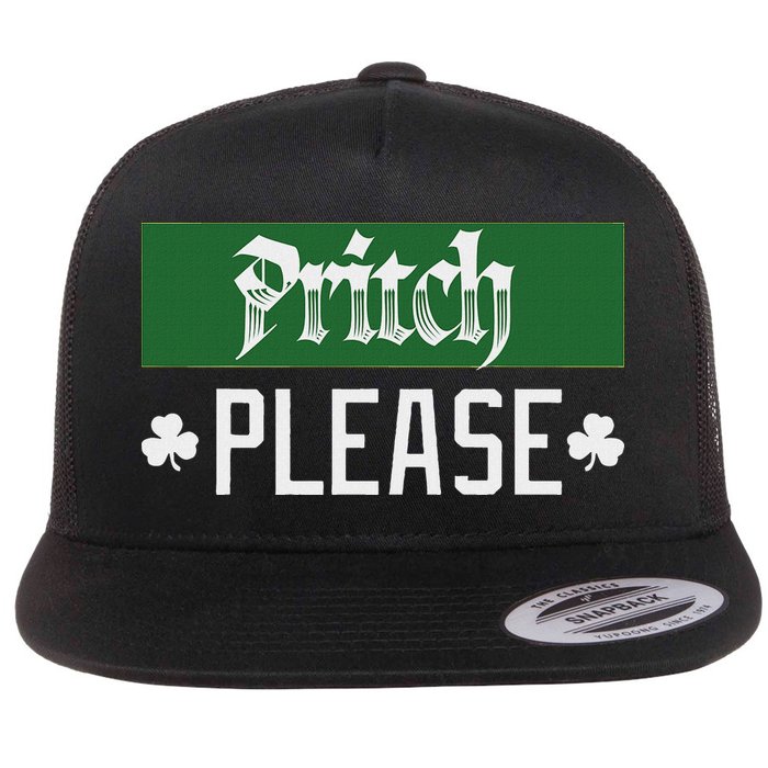 Pritch Please Flat Bill Trucker Hat