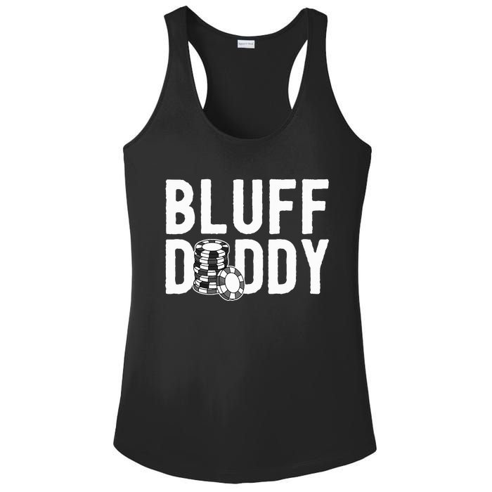 Poker Player Poker Cards Game I Bluff Bluffing Ladies PosiCharge Competitor Racerback Tank