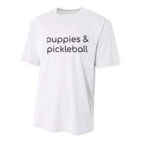 Puppies & Pickleball Youth Performance Sprint T-Shirt