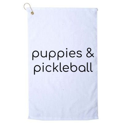 Puppies & Pickleball Golf Towel