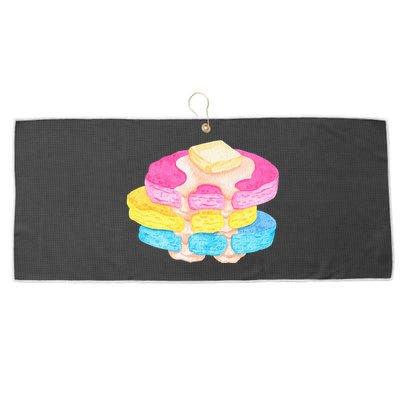 Pansexual Pancake Large Microfiber Waffle Golf Towel