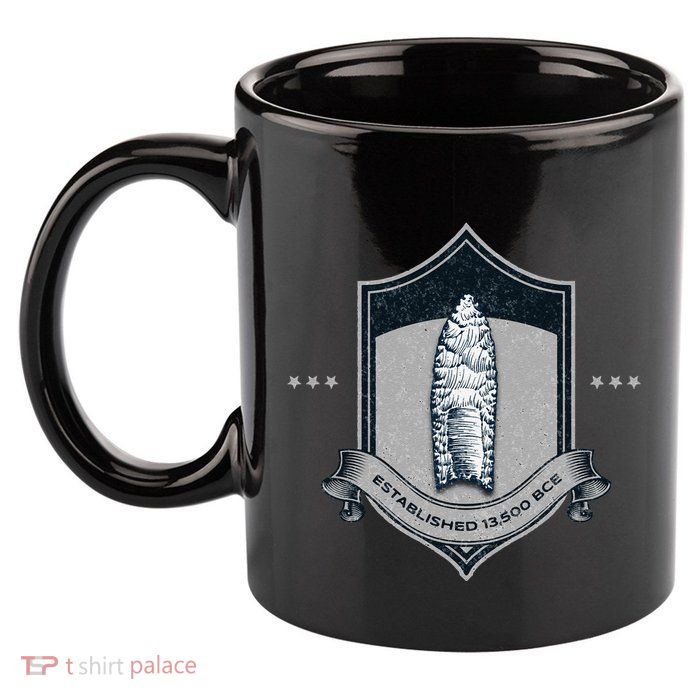 Paleo Projectile Point 11oz C Handle Ceramic Mug