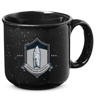 Paleo Projectile Point 15oz Campfire Ceramic Mug