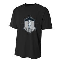 Paleo Projectile Point Youth Performance Sprint T-Shirt
