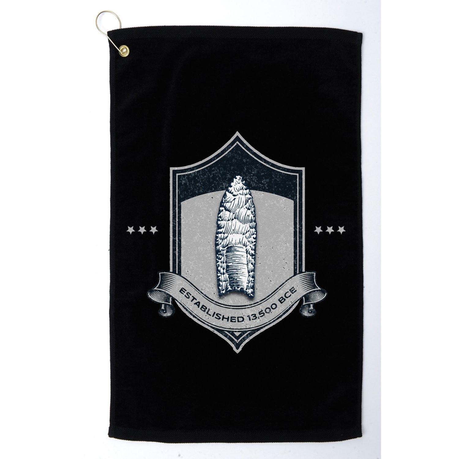 Paleo Projectile Point Golf Towel