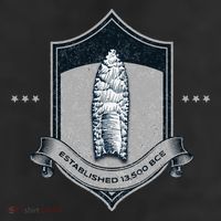 Paleo Projectile Point Golf Towel