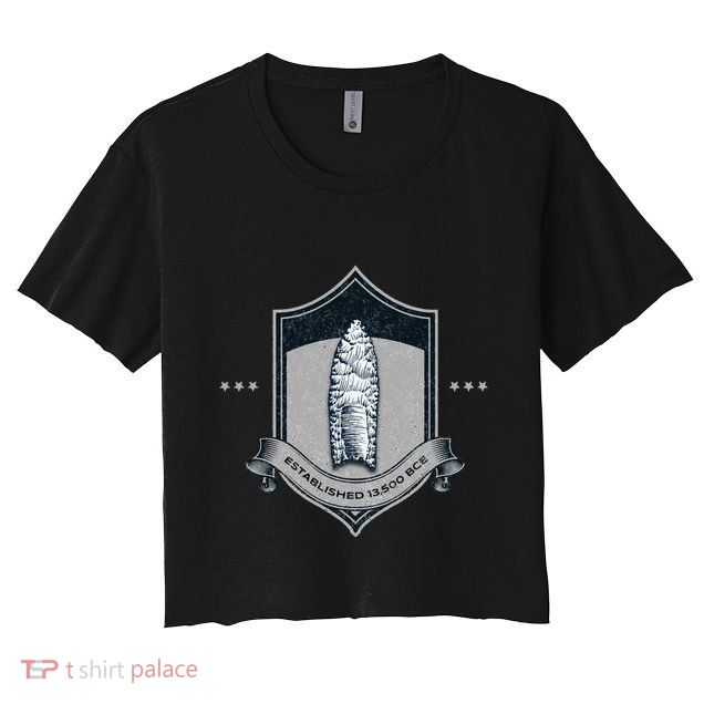 Paleo Projectile Point Crop Top