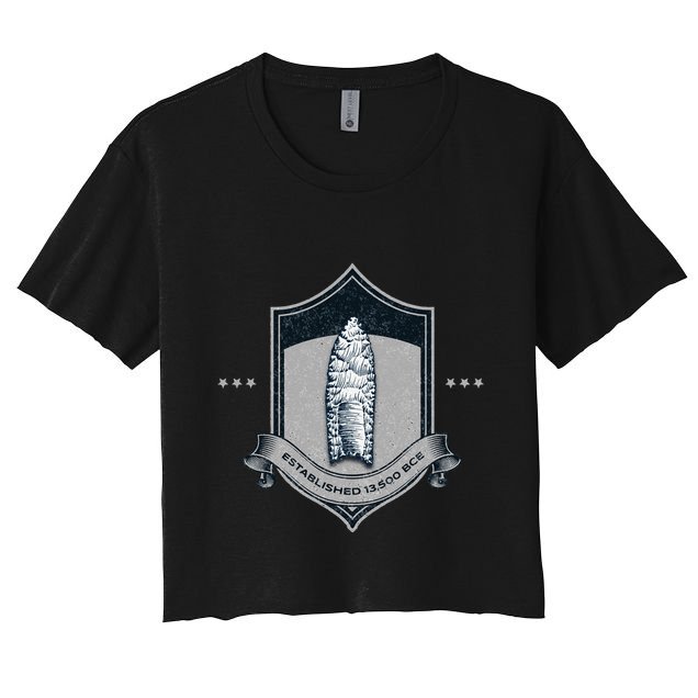 Paleo Projectile Point Crop Top