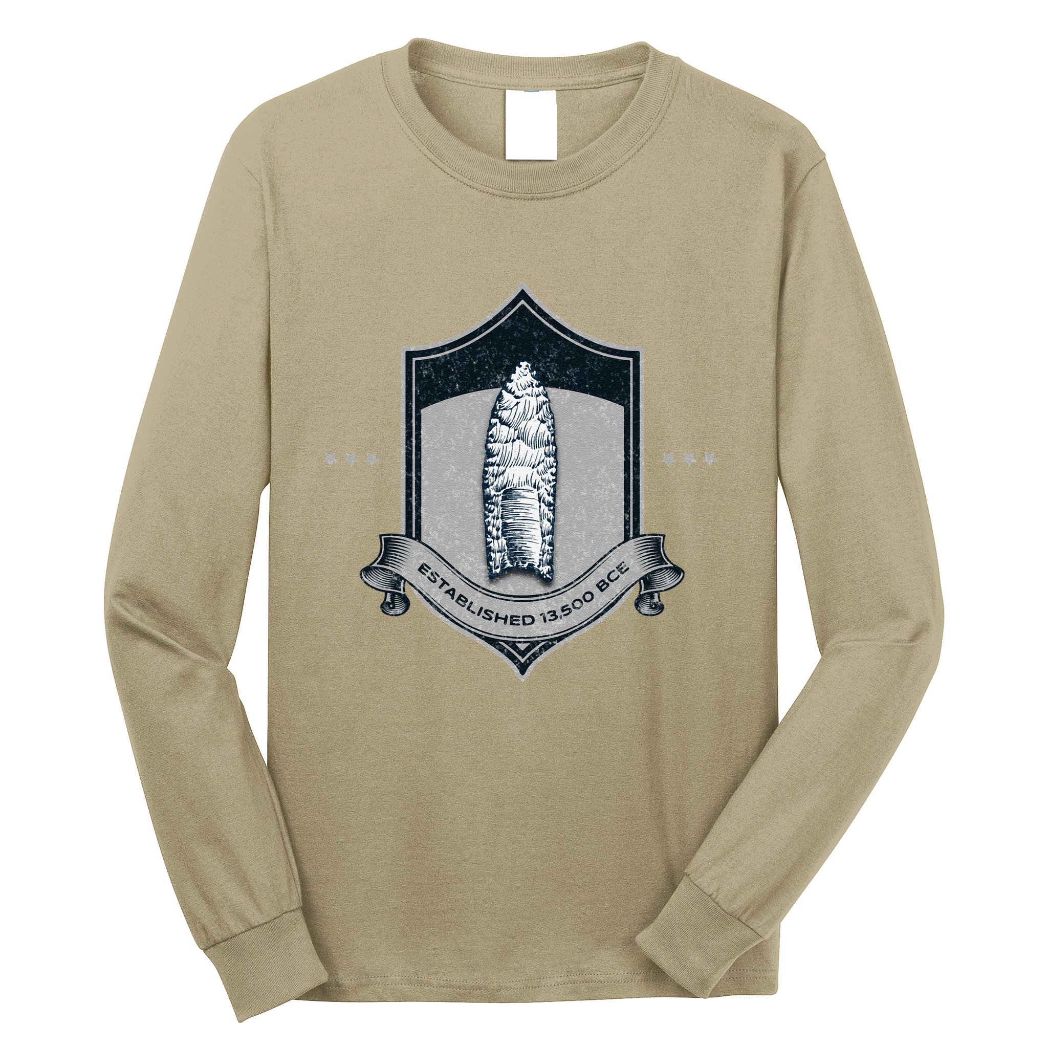 Paleo Projectile Point Long Sleeve Shirt