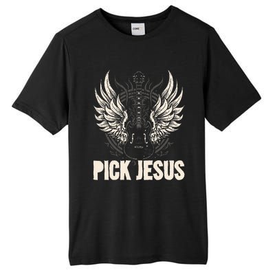 Preacher Pastor Pick Jesus Christian Sermonator Pastor Tall Fusion ChromaSoft Performance T-Shirt