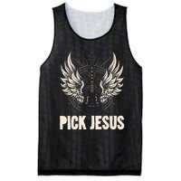 Preacher Pastor Pick Jesus Christian Sermonator Pastor Mesh Reversible Basketball Jersey Tank