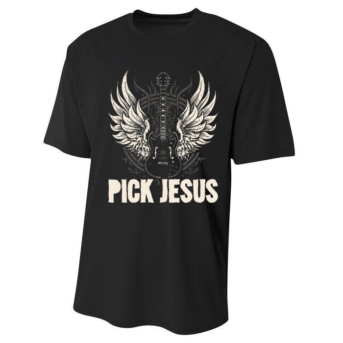 Preacher Pastor Pick Jesus Christian Sermonator Pastor Performance Sprint T-Shirt