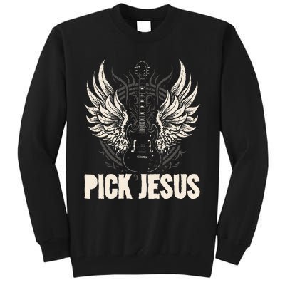 Preacher Pastor Pick Jesus Christian Sermonator Pastor Tall Sweatshirt