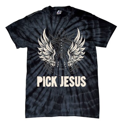 Preacher Pastor Pick Jesus Christian Sermonator Pastor Tie-Dye T-Shirt