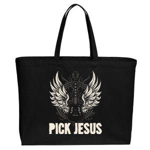 Preacher Pastor Pick Jesus Christian Sermonator Pastor Cotton Canvas Jumbo Tote