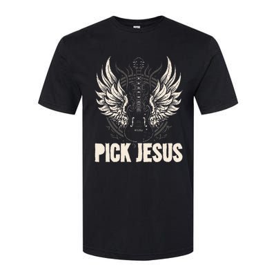 Preacher Pastor Pick Jesus Christian Sermonator Pastor Softstyle CVC T-Shirt