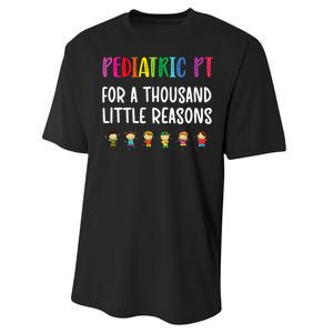 Pediatric PT Pediatric Physical Therapist Performance Sprint T-Shirt