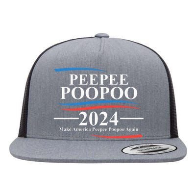 Pee Pee Poo Poo 2024 Peepee Poopoo Meme Flat Bill Trucker Hat