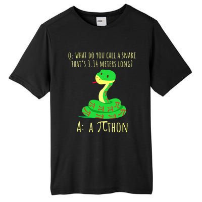 Python Pithon Pi Symbol Math Teacher Pi Day Tall Fusion ChromaSoft Performance T-Shirt