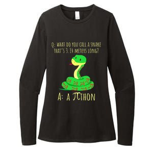 Python Pithon Pi Symbol Math Teacher Pi Day Womens CVC Long Sleeve Shirt