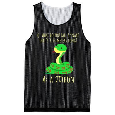 Python Pithon Pi Symbol Math Teacher Pi Day Mesh Reversible Basketball Jersey Tank