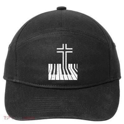 Piano Player 7-Panel Snapback Hat