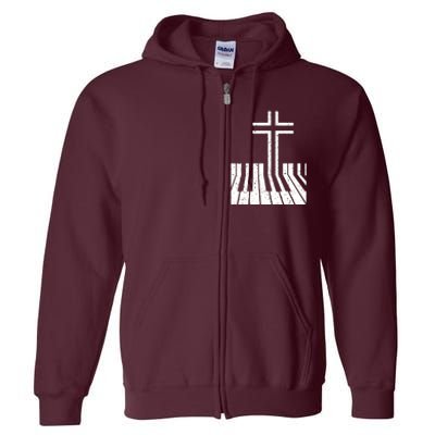 Piano Player Full Zip Hoodie