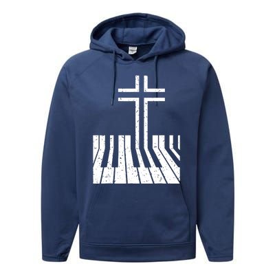 Piano Player Performance Fleece Hoodie