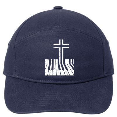 Piano Player 7-Panel Snapback Hat