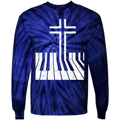 Piano Player Tie-Dye Long Sleeve Shirt