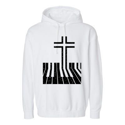 Piano Player Garment-Dyed Fleece Hoodie