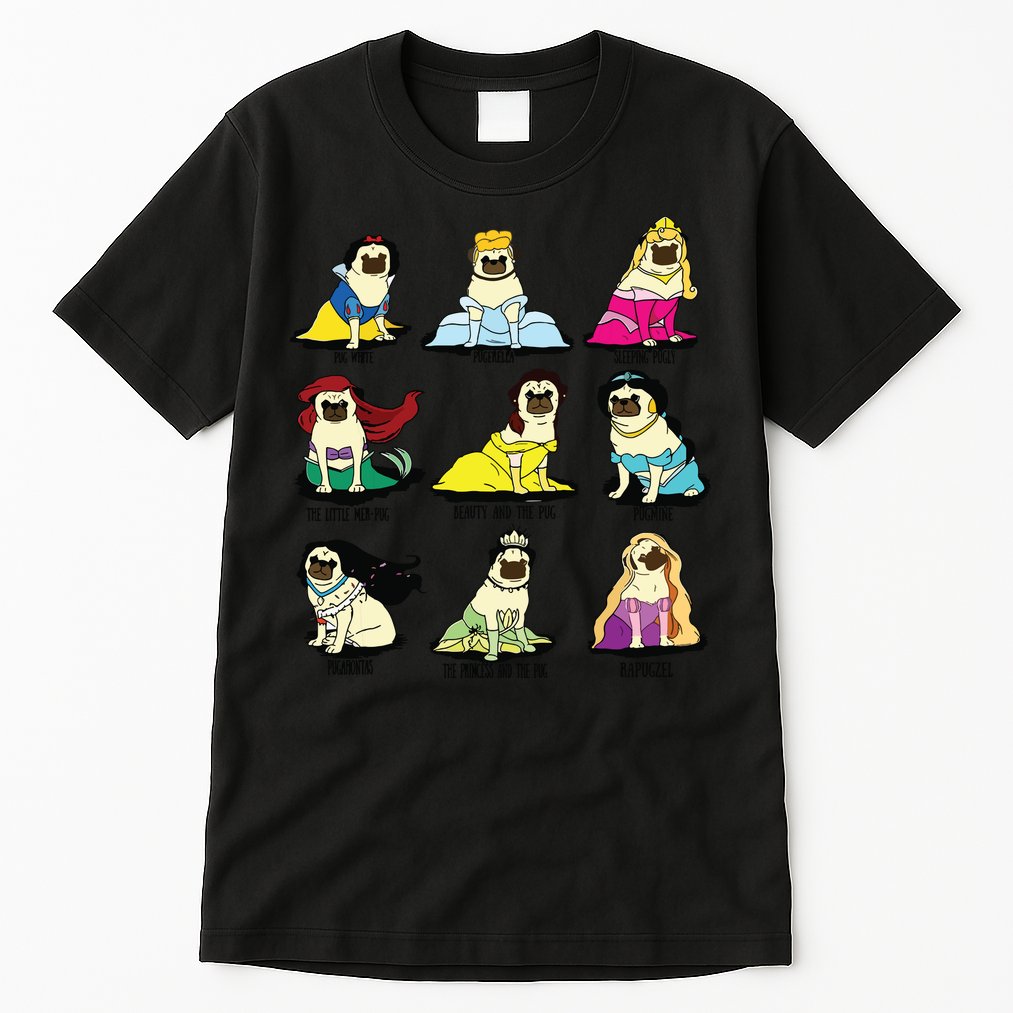 Princess Pug Tall T-Shirt