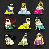 Princess Pug Adult Drive Performance Visor