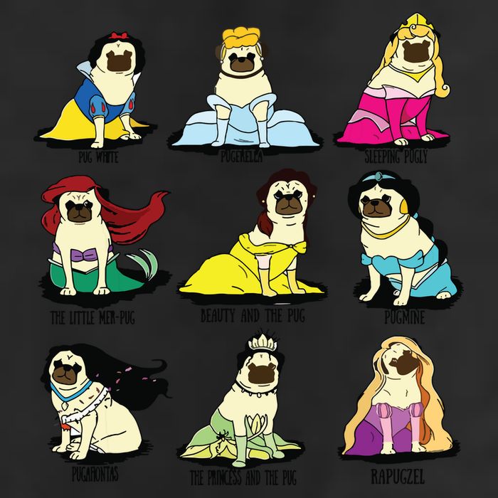 Princess Pug Adult Drive Performance Visor