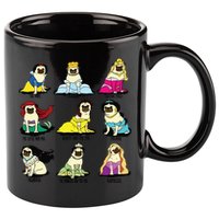 Princess Pug 11oz C Handle Ceramic Mug